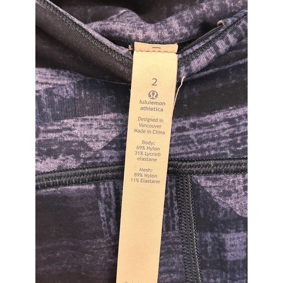 Lululemon Wunder Under Hi-Rise Tight Full-On Luxtreme 25”Midnight Navy Size 2 - Picture 13 of 14